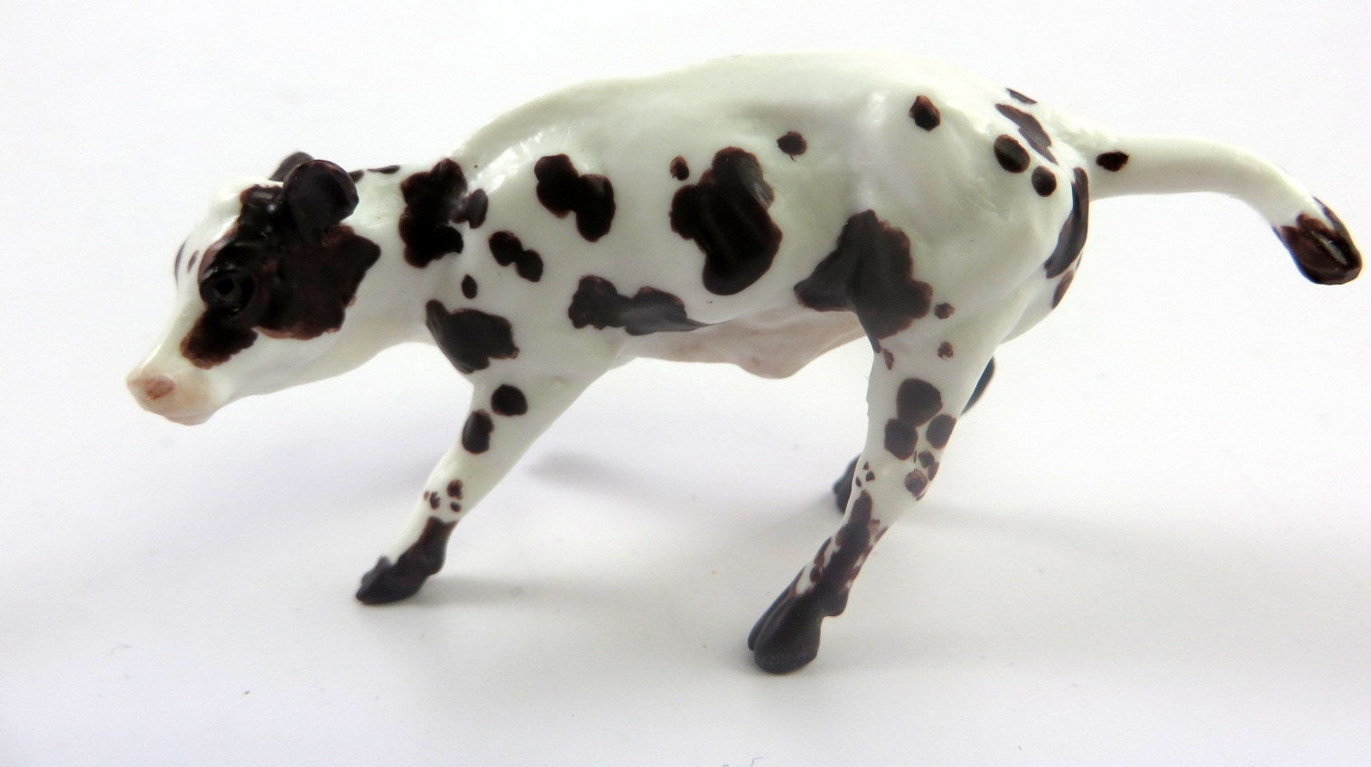 TWISTER -- OOAK BROWN PAINT COW BY ANDREA THOMASON LHS 19