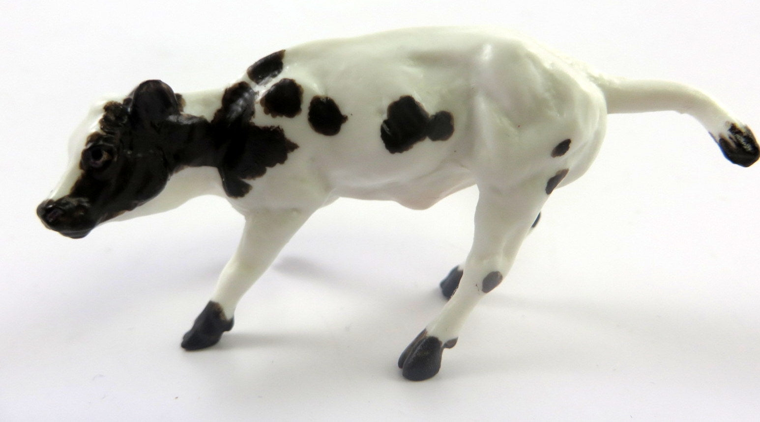CHAOS -- OOAK DARK BROWN PAINT COW BY ANDREA THOMASON LHS 19