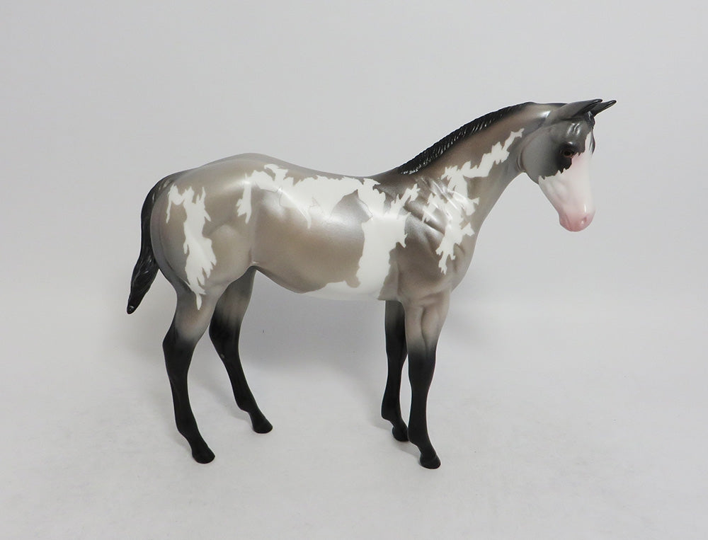 TRINITY- SILVER PINTO WEANLING MODEL HORSE BY AUDREY DIXON 9/11/2018