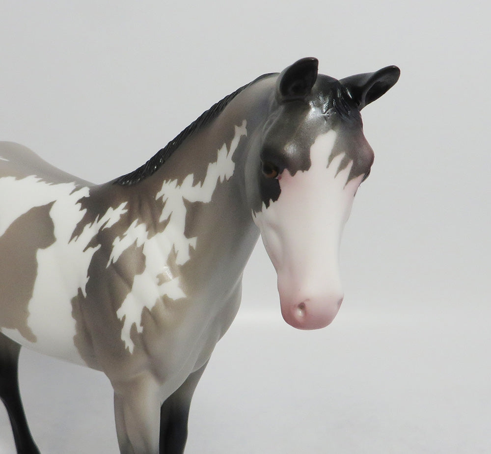 TRINITY- SILVER PINTO WEANLING MODEL HORSE BY AUDREY DIXON 9/11/2018