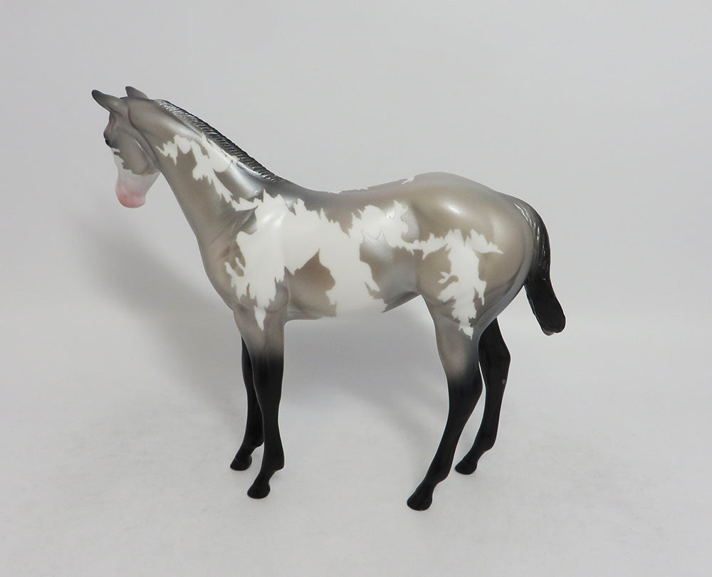 TRINITY- SILVER PINTO WEANLING MODEL HORSE BY AUDREY DIXON 9/11/2018