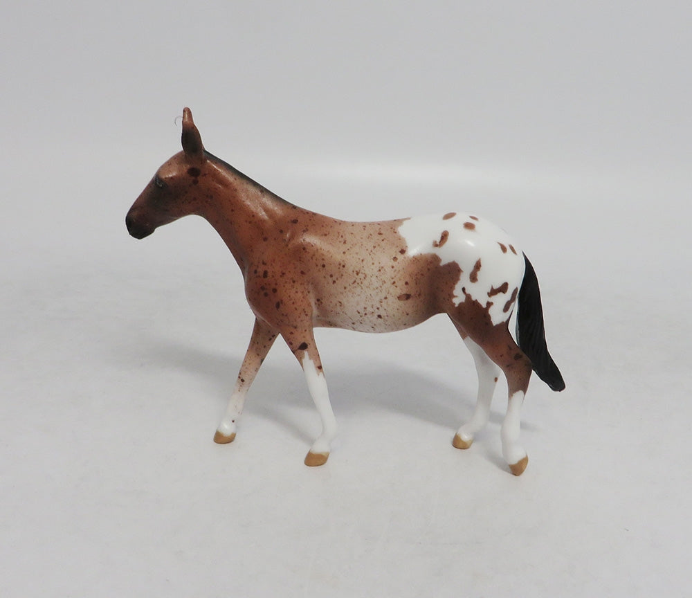 THRILLERS SECRET- OOAK APPALOOSA MULE CHIP BY JAS FANNING LHS 2018