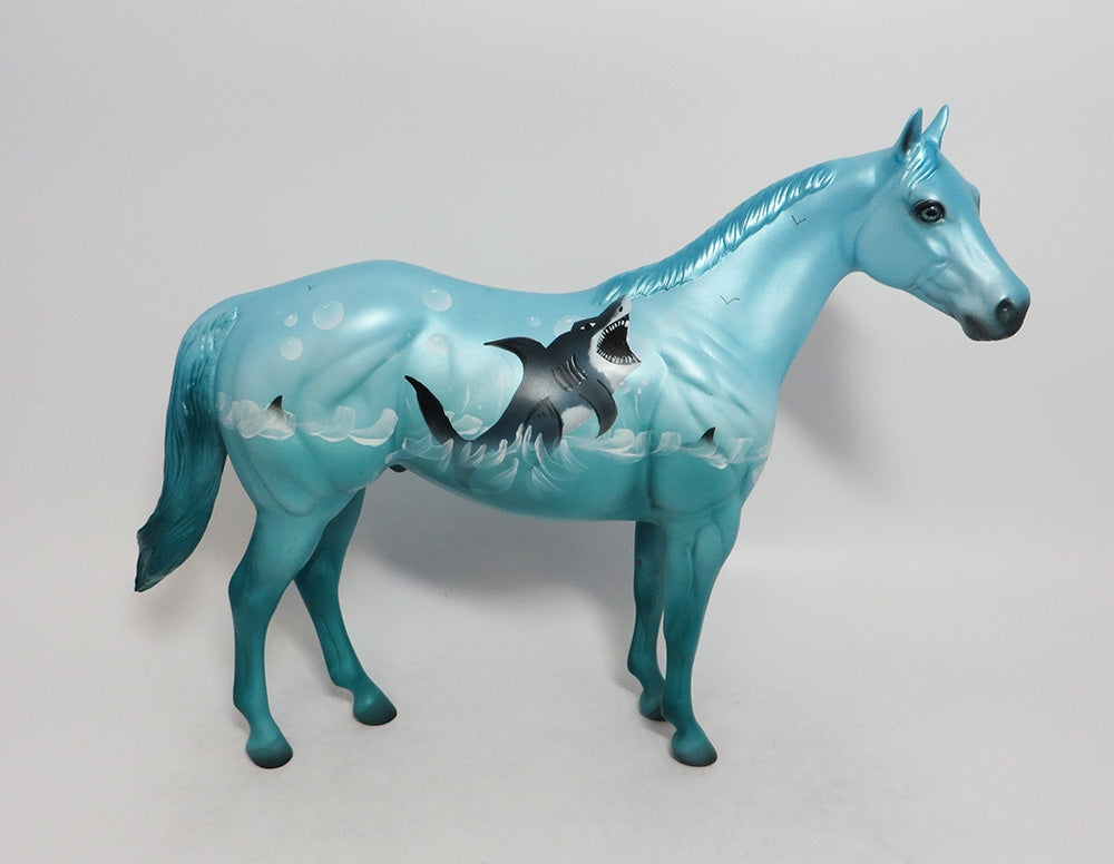 SHARKIE- OOAK DECORATOR ISH MODEL HORSE BY DAWN QUICK SW 2018