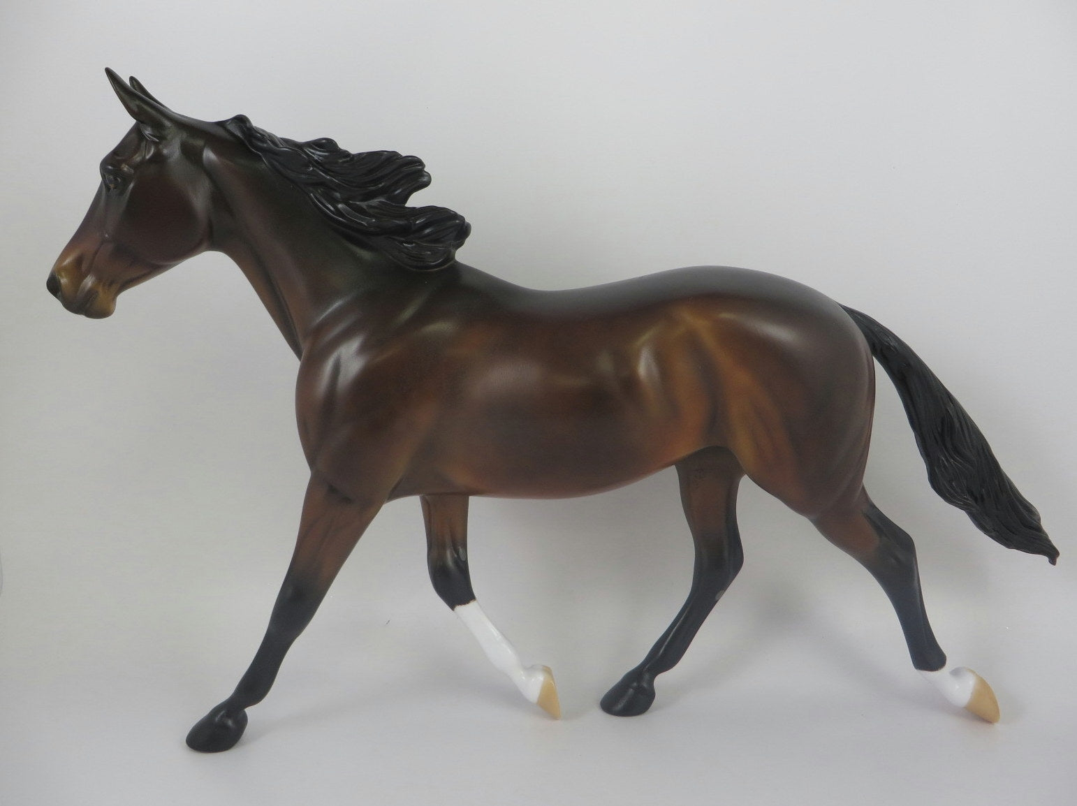 SPREE -OOAK BAY PALOUSE MODEL HORSE BY KAYLA WESSE LHS 19