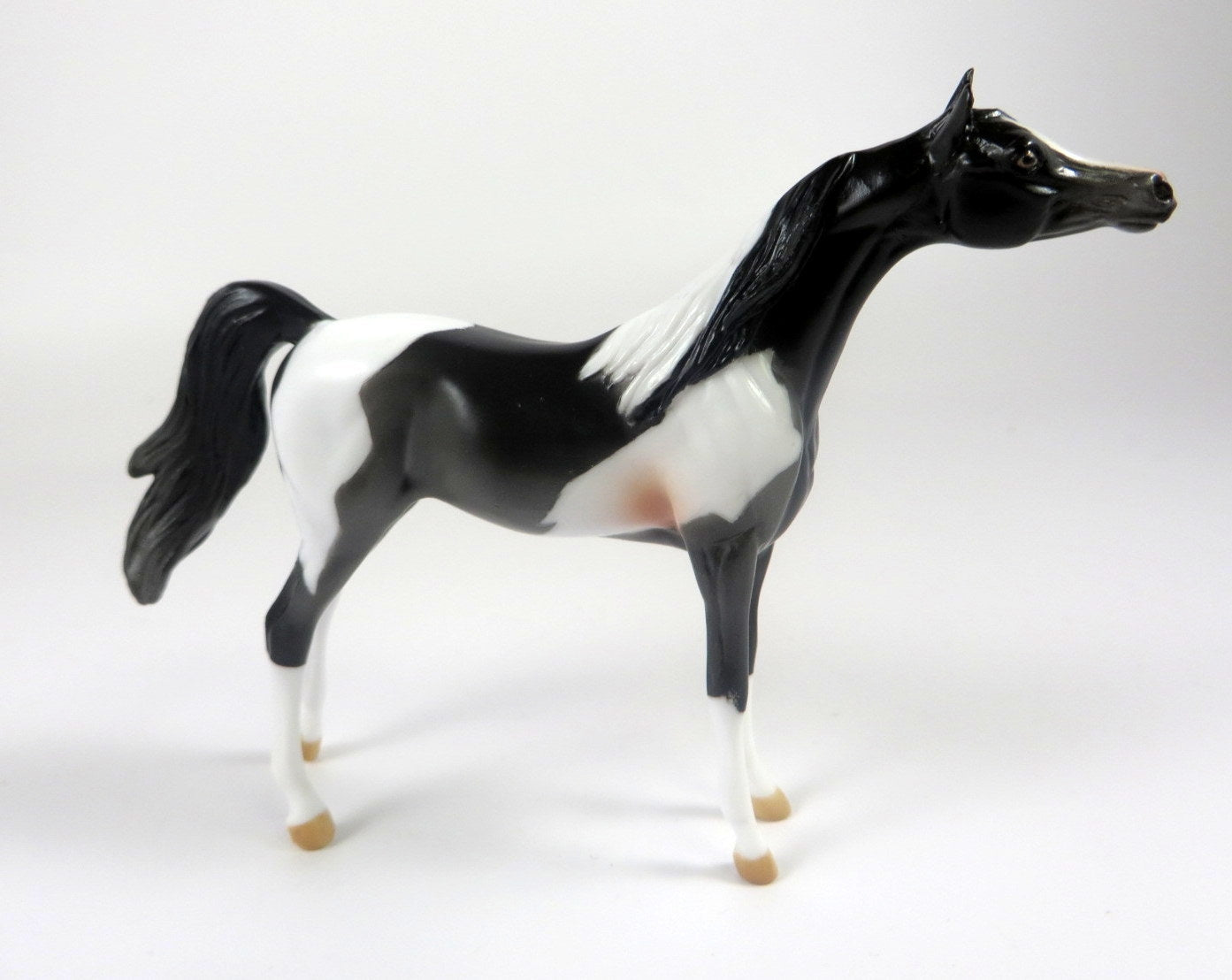 ANTOINETTE CONCELLO-OOAK GREY PINTO ARABIAN CHIP LHS 19