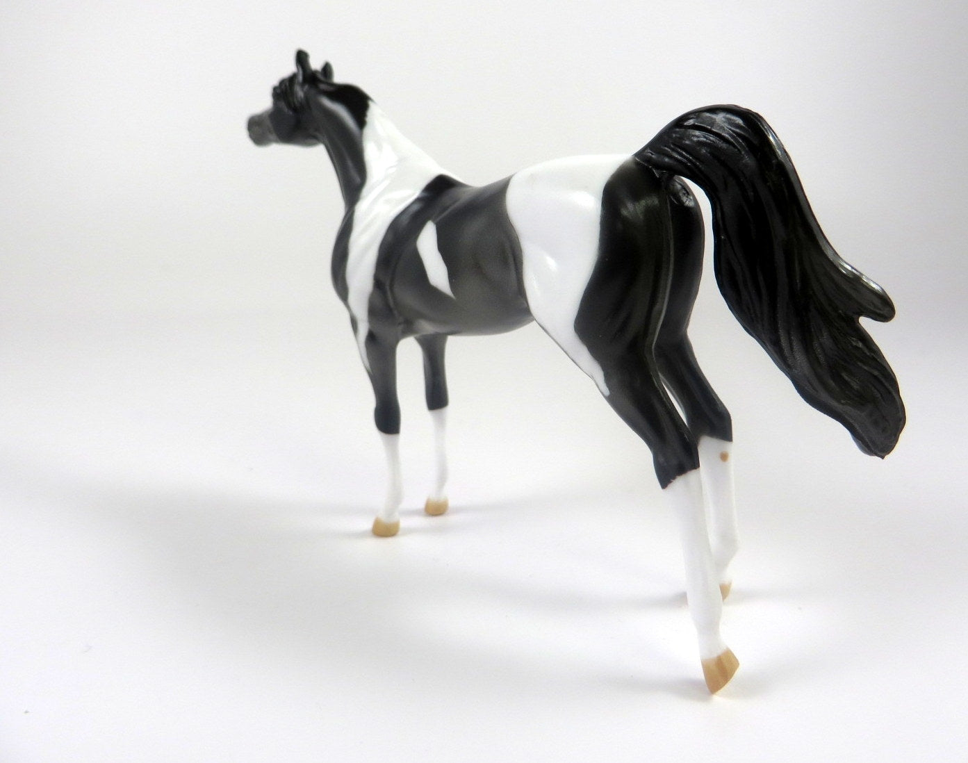 ANTOINETTE CONCELLO-OOAK GREY PINTO ARABIAN CHIP LHS 19