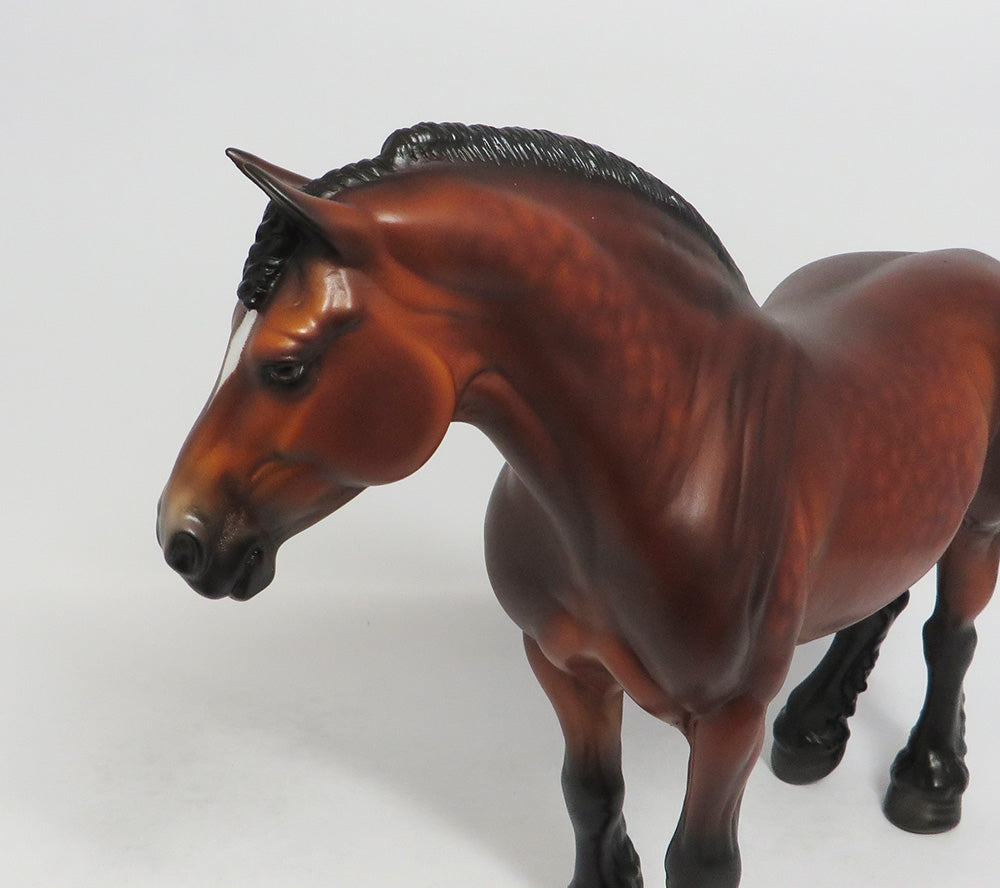 VIRGINIA-OOAK DAPPLE BAY HEAVY DRAFT MARE BY SHERYL LEISURE 9/14/18