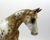 TEACHERS PET - OOAK -  APPALOOSA PALOUSE MODEL HORSE BY SHERYL LEISURE 5/29/19