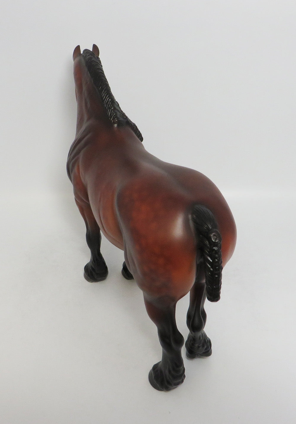 VIRGINIA-OOAK DAPPLE BAY HEAVY DRAFT MARE BY SHERYL LEISURE 9/14/18