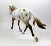 TEACHERS PET - OOAK -  APPALOOSA PALOUSE MODEL HORSE BY SHERYL LEISURE 5/29/19