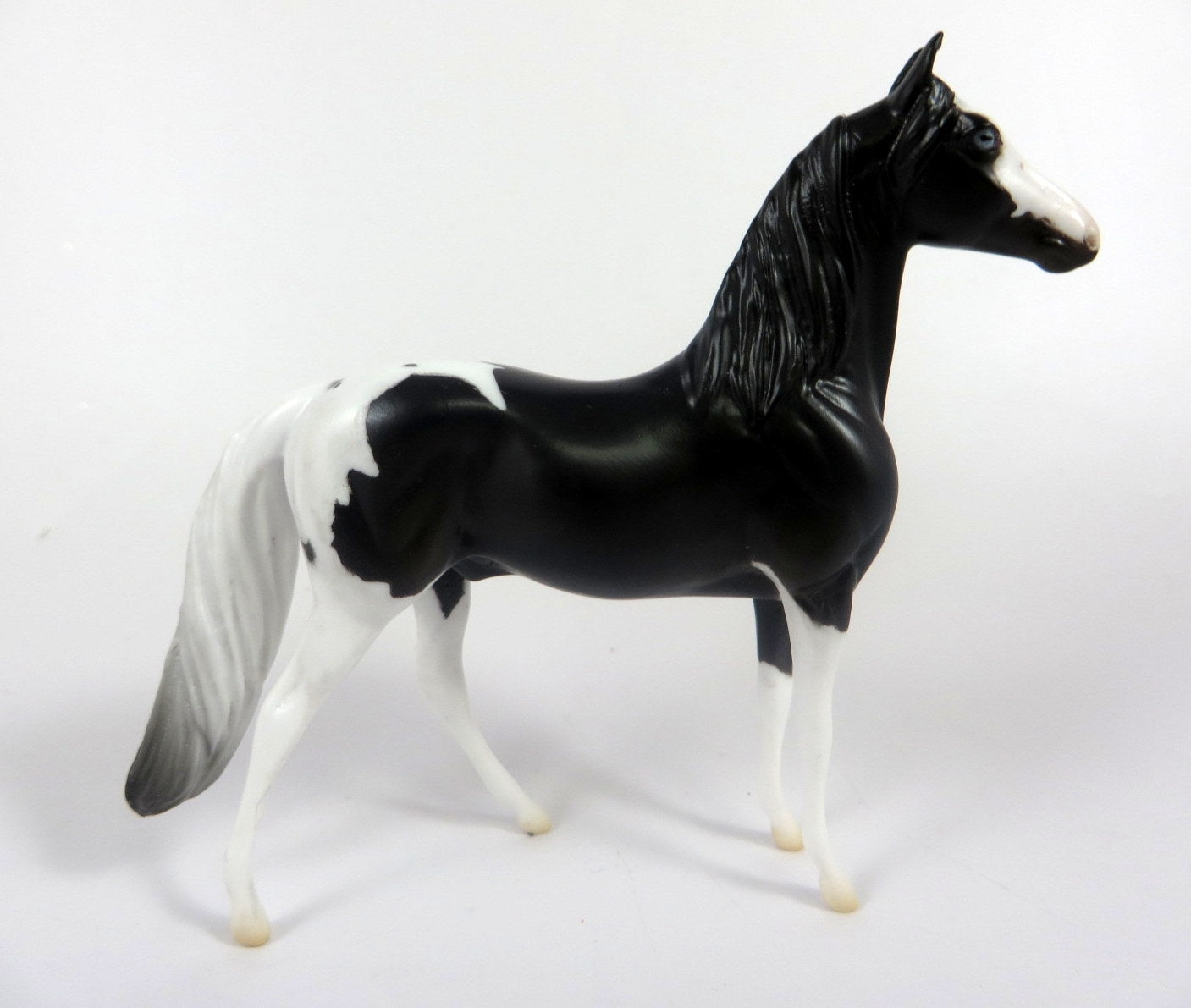 JIMBO -- OOAK BLACK PINTO MORGAN  CHIP BY AUDREY DIXON LHS 19