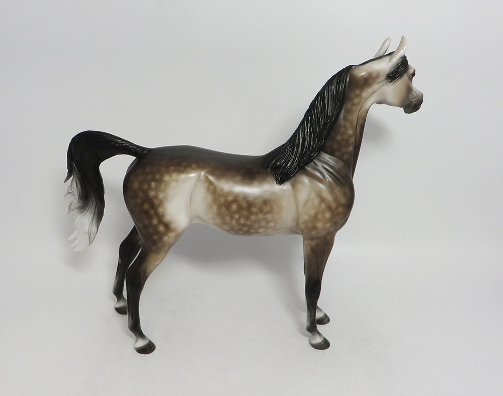 SANIBEL-OOAK DAPPLE BAY GOING GREY MODEL HORSE 9/14/18