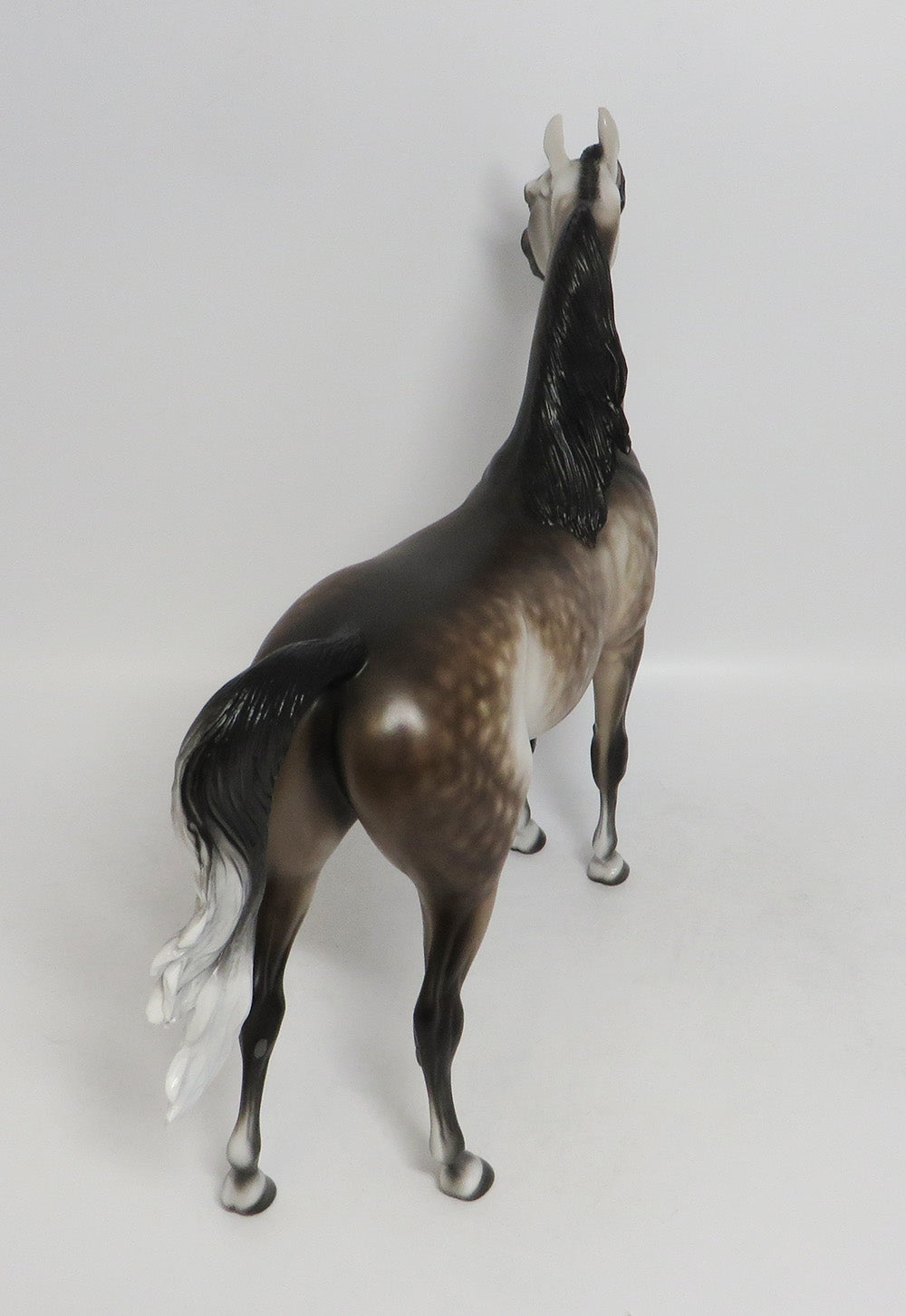 SANIBEL-OOAK DAPPLE BAY GOING GREY MODEL HORSE 9/14/18