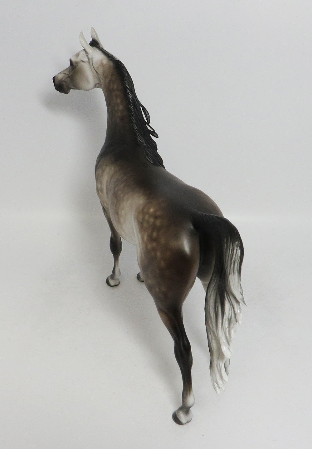 SANIBEL-OOAK DAPPLE BAY GOING GREY MODEL HORSE 9/14/18