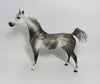 MALIBU-OOAK STAR DAPPLE GREY ARABIAN MODEL HORSE BY SHERYL LEISURE 9/14/18