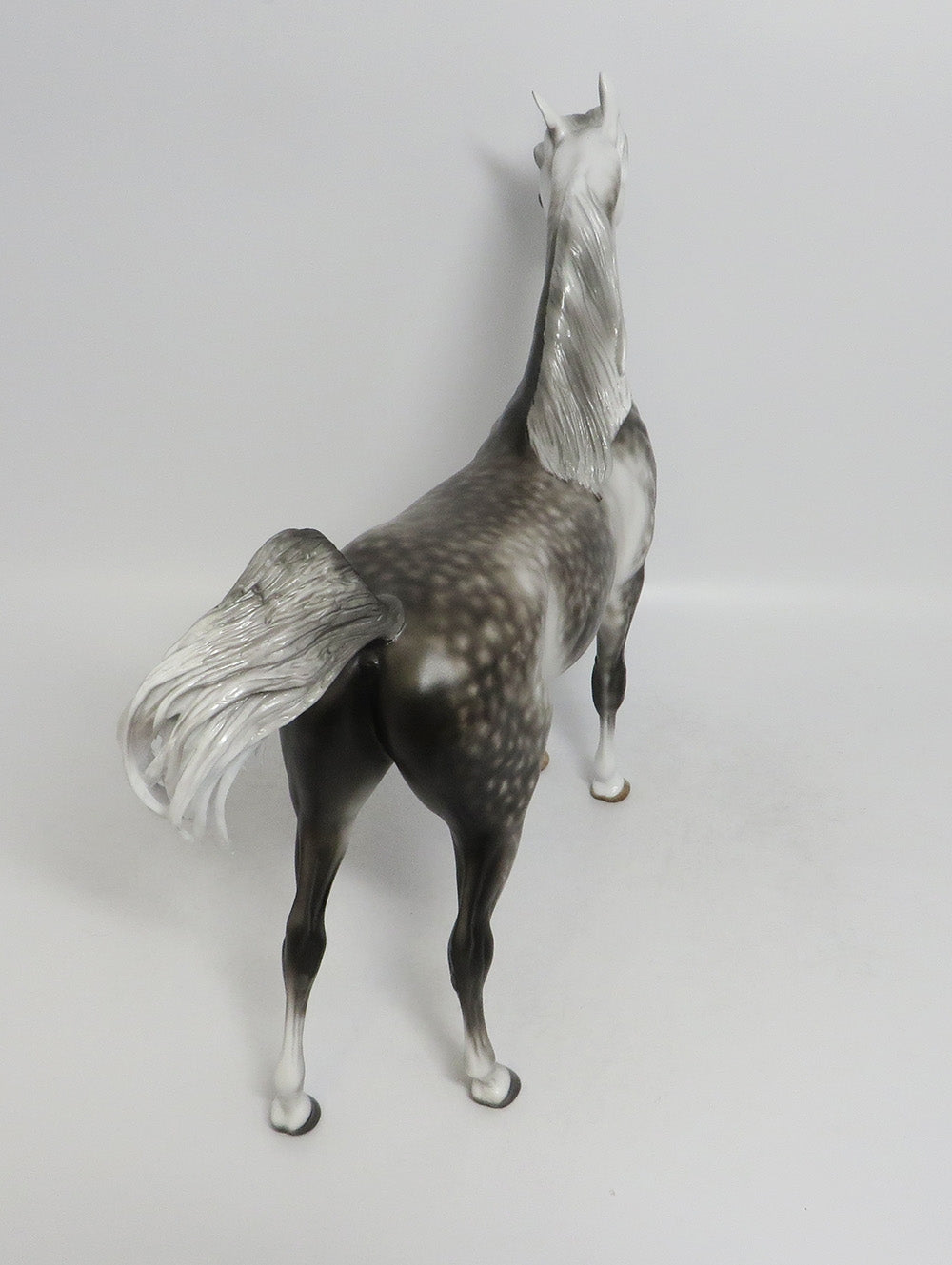 MALIBU-OOAK STAR DAPPLE GREY ARABIAN MODEL HORSE BY SHERYL LEISURE 9/14/18
