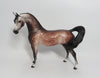 SIESTA KEY-OOAK STAR DAPPLE ROSE GREY ARABIAN MODEL HORSE BY SHERYL LEISURE 9/14/18