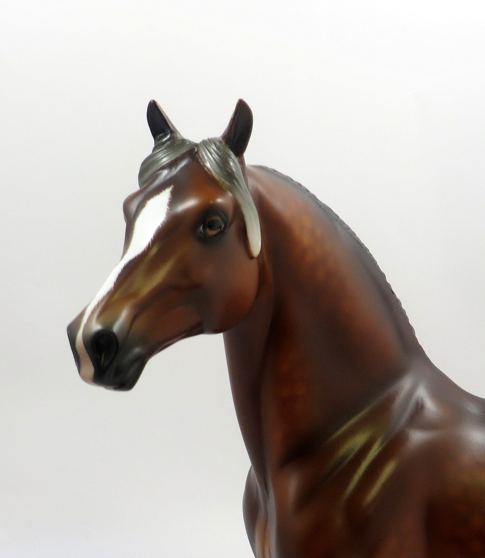 LUCKY ME-OOAK SILVER BAY MORGAN MODEL HORSE BY SHERYL LEISURE 5-30-19