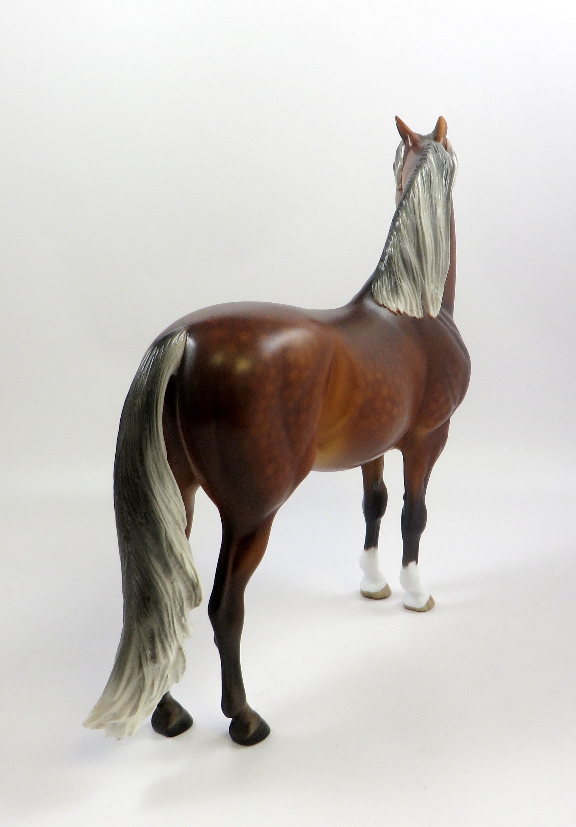 LUCKY ME-OOAK SILVER BAY MORGAN MODEL HORSE BY SHERYL LEISURE 5-30-19