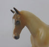 MR. BARNUM MINI ME - LE-5 PALOMINO ROAN CM WARMBLOOD CHIP MODEL HORSE BY AUDREY DIXON LHS 19
