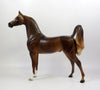 THRILL OF IT ALL -OOAK DAPPLE CHESTNUT ARABIAN MODEL HORSE BY SHERYL LEISURE 5/29/19