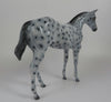 LIZZO-OOAK LOUD APPALOOSA WEANLING MODEL HORSE LHS 19