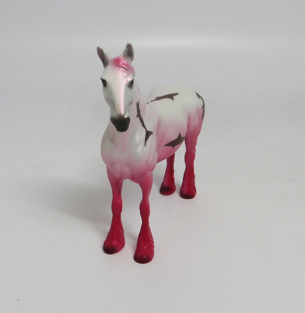 PINK SHARK DELIGHT-OOAK PINK SHARK DRAFT CHIP DECORATOR SW 2018