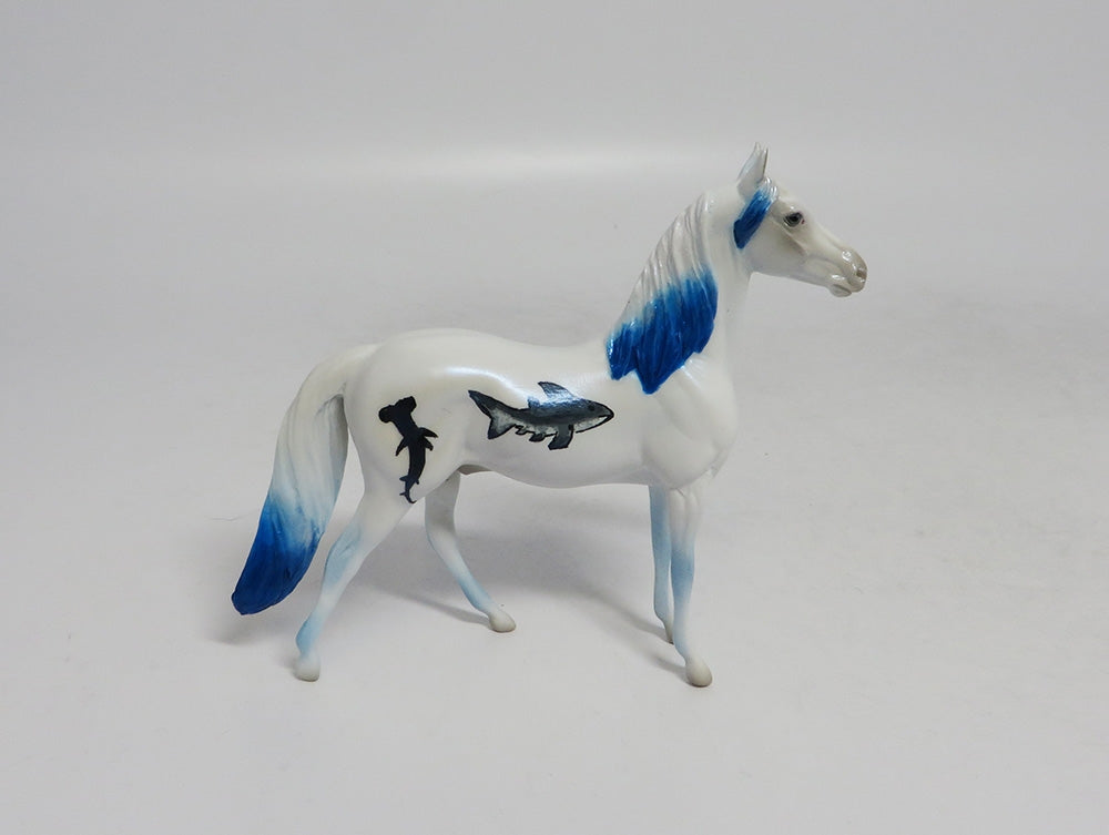 BORA BORA- OOAK MORGAN CHIP SHARK WEEK DECORATOR BY AUDREY DIXON SW2018