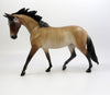 LAUREN -- OOAK BAY ROAN RABICANO PONY MODEL HORSE BY SHERYL LEISURE 6/7/19