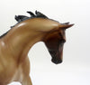 LAUREN -- OOAK BAY ROAN RABICANO PONY MODEL HORSE BY SHERYL LEISURE 6/7/19