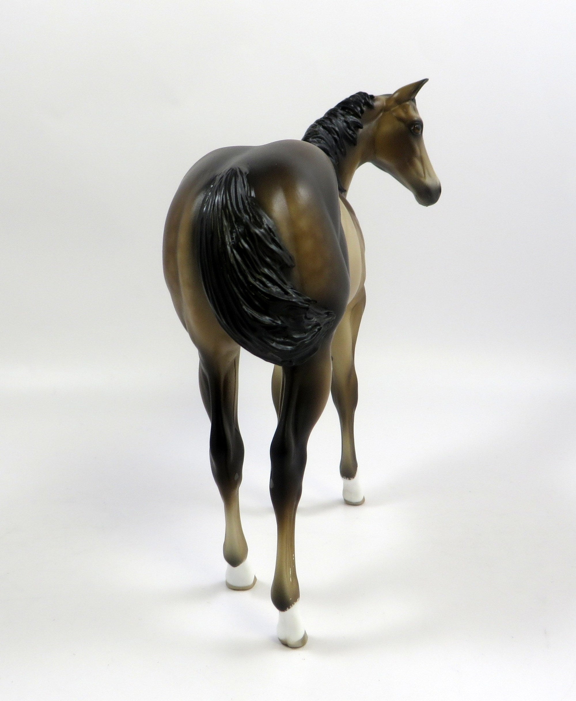 TIFFANY -- OOAK DAPPLED BUCKSKIN WEANLING BY SHERYL LEISURE 6/7/19