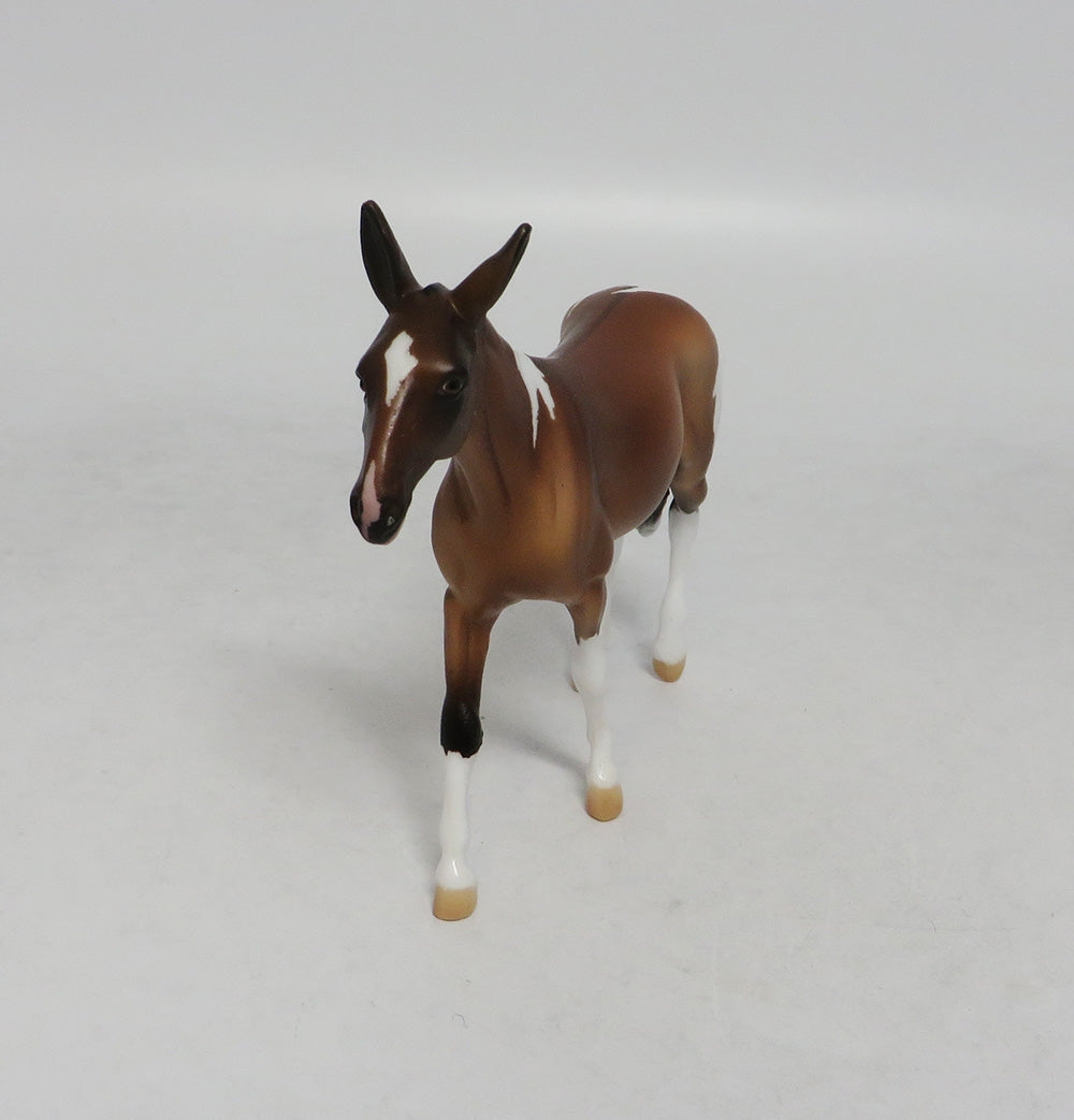 PUSH THE LIMIT- OOAK BAY PAINT MULE CHIP BY AMANDA HOSTETLER 9/21/2018