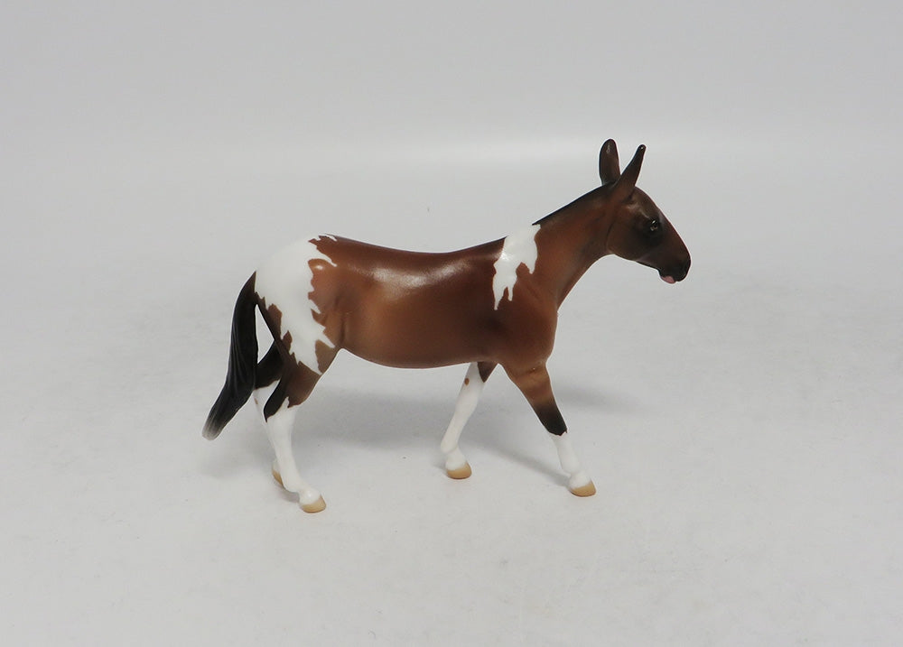 PUSH THE LIMIT- OOAK BAY PAINT MULE CHIP BY AMANDA HOSTETLER 9/21/2018