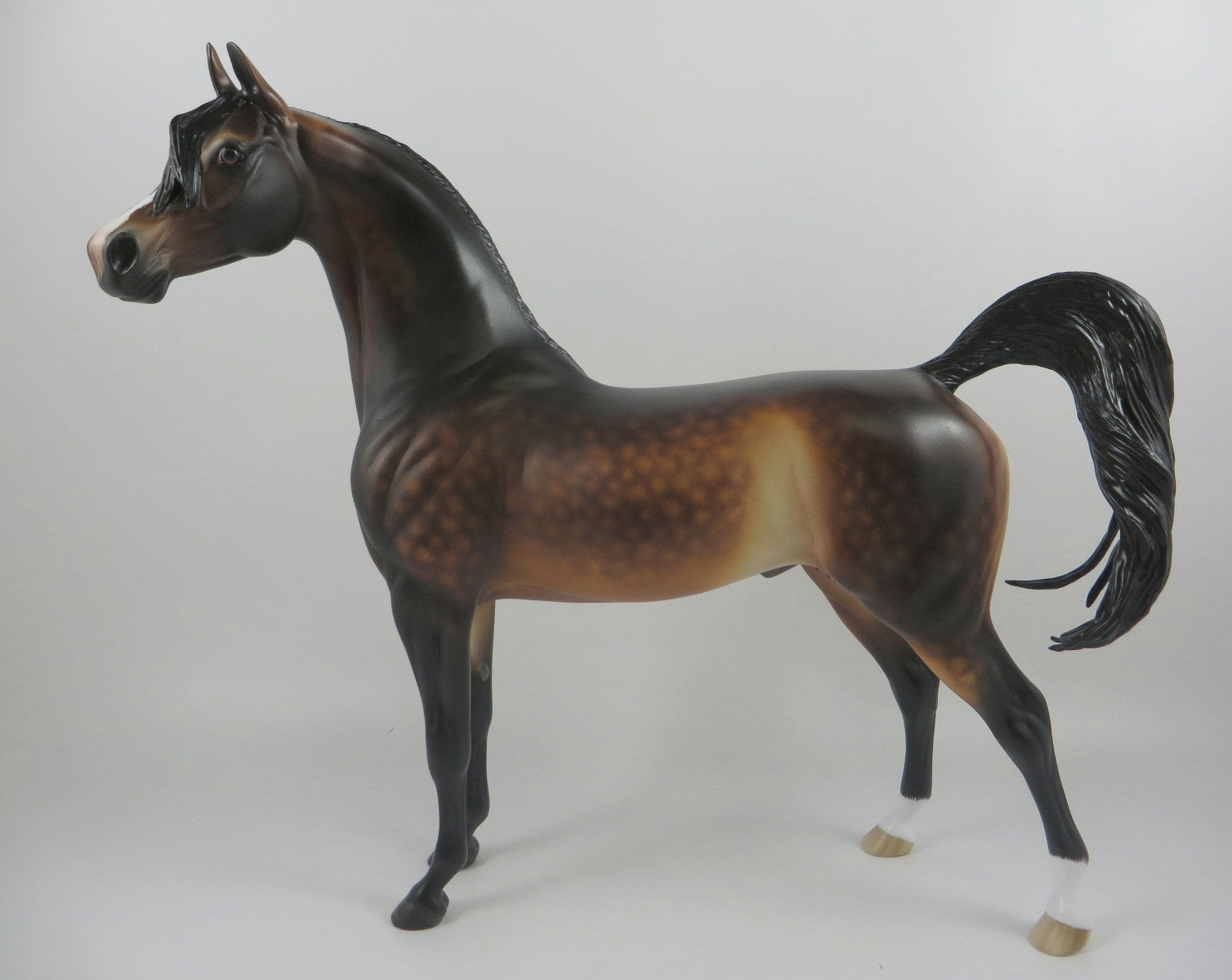 TEDDY-OOAK DAPPLE BAY CM ARABIAN BY SHERYL LEISURE MM19