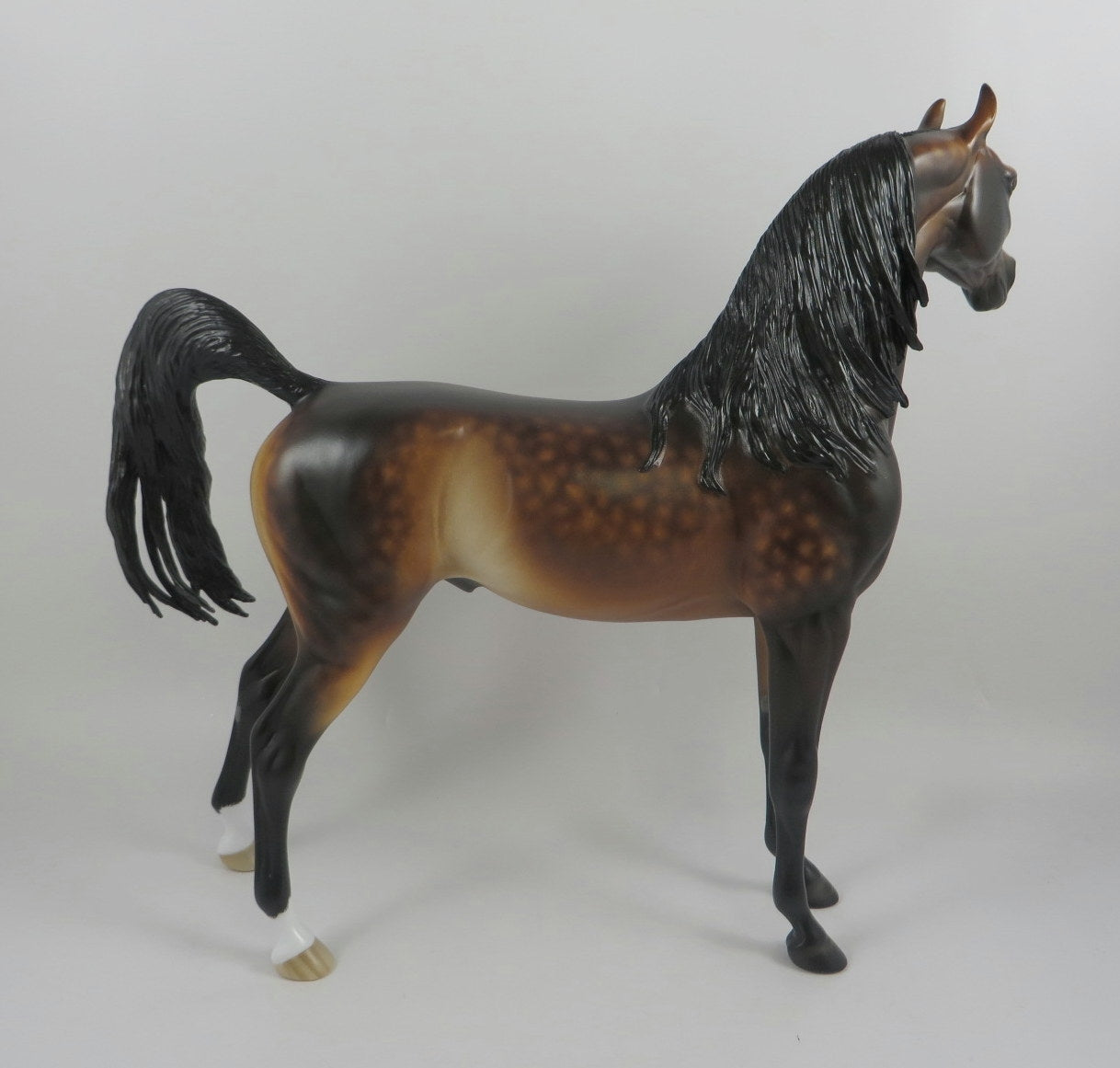 TEDDY-OOAK DAPPLE BAY CM ARABIAN BY SHERYL LEISURE MM19