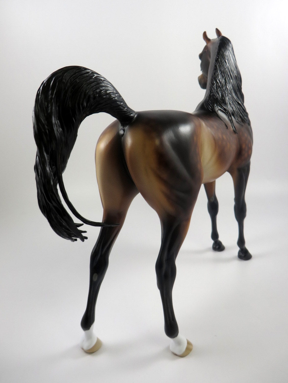 TEDDY-OOAK DAPPLE BAY CM ARABIAN BY SHERYL LEISURE MM19