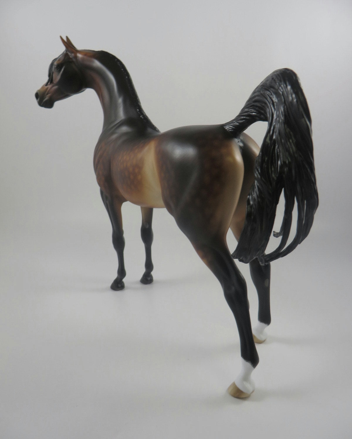 TEDDY-OOAK DAPPLE BAY CM ARABIAN BY SHERYL LEISURE MM19