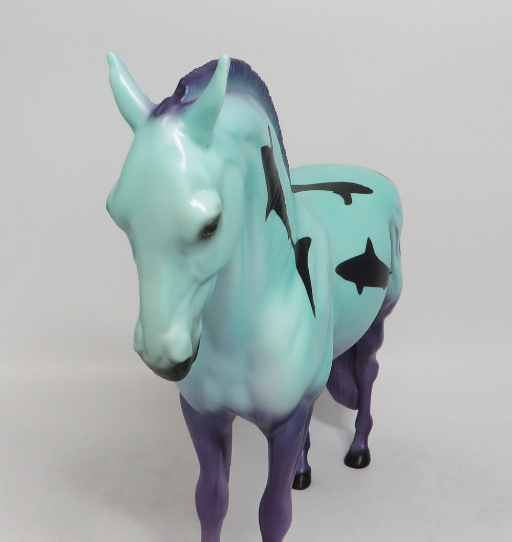 SHARK BAIT PURPLE -OOAK ANDALUSIAN DEACORATOR SW 18