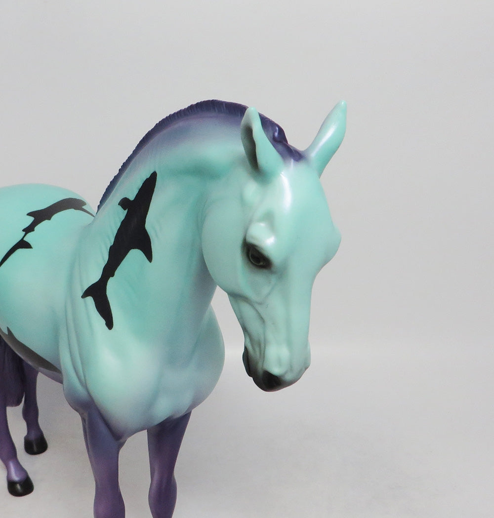 SHARK BAIT PURPLE -OOAK ANDALUSIAN DEACORATOR SW 18