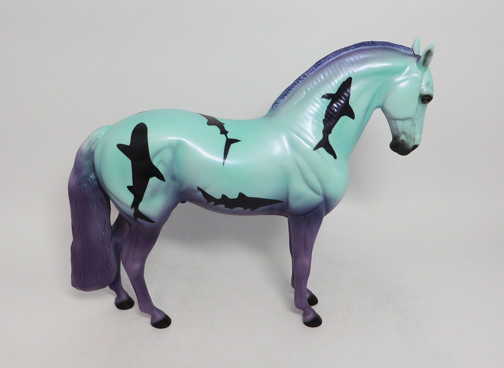 SHARK BAIT PURPLE -OOAK ANDALUSIAN DEACORATOR SW 18