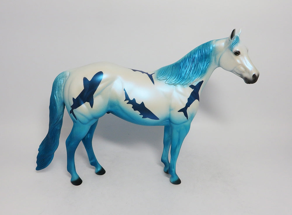 SHARK BAIT-BLUE-OOAK ISH SHARK DECORATOR SW 2018