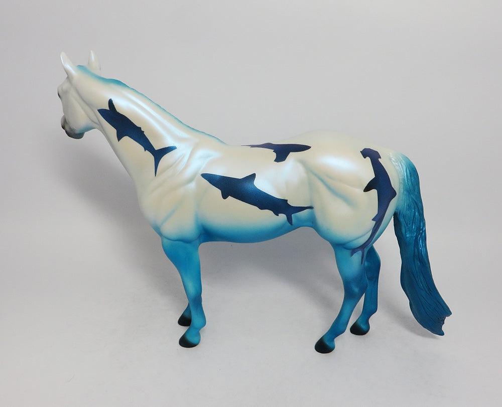 SHARK BAIT-BLUE-OOAK ISH SHARK DECORATOR SW 2018