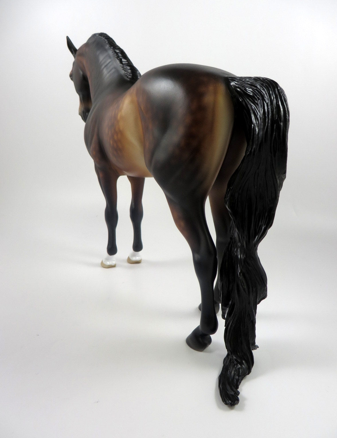 RUDDY-OOAK DAPPLE BAY ANDALUSIAN BY SHERYL LEISURE MM 19