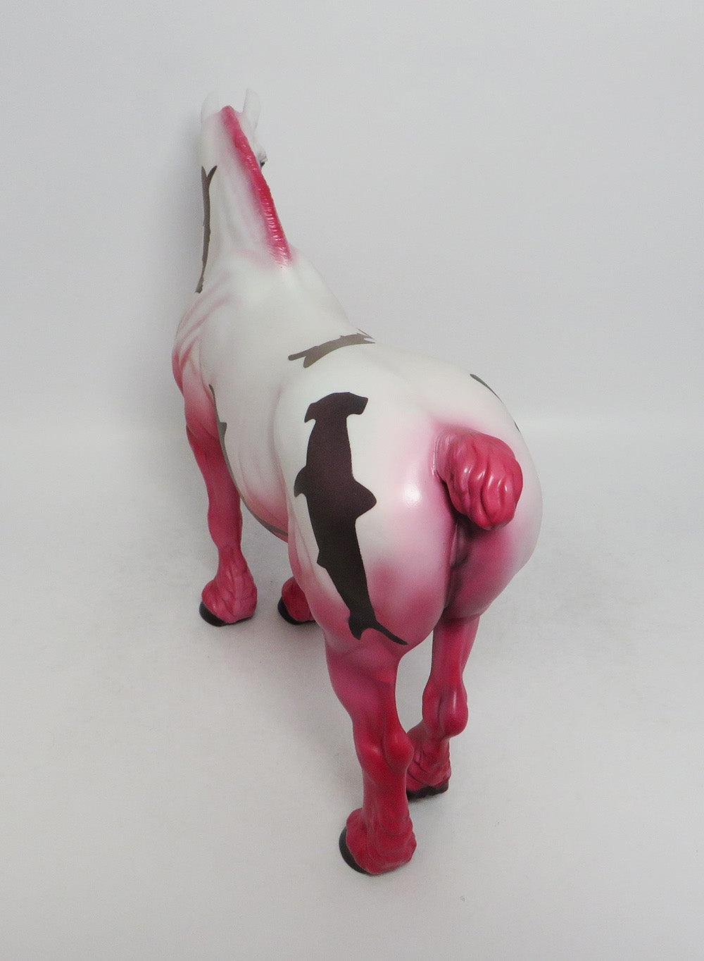 SHARK BAIT-OOAK PINK HEAVY DRAFT MARE SHARK WEEK DECORATOR SW 2018