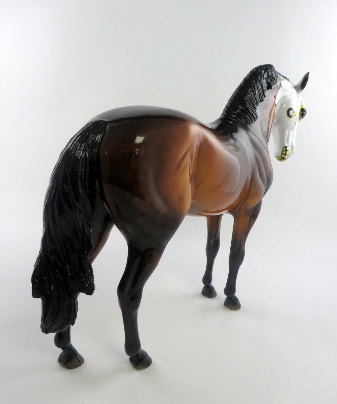 SUNBURST-OOAK DAPPLE BAY SUGAR SKULL ANDALUSIAN BY DAWN QUICK MM19