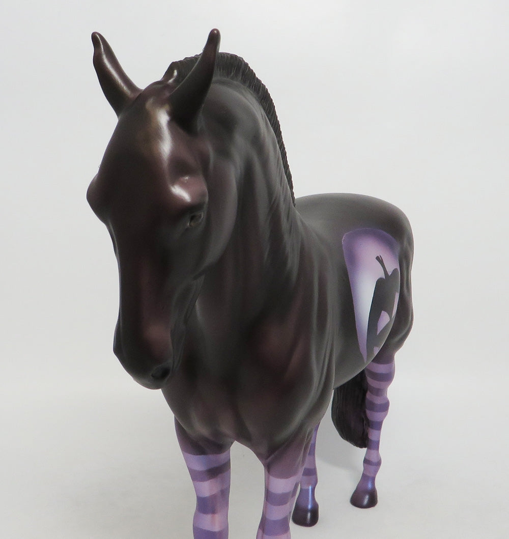 SPOOKSTER-LE-5- PURPLE ANDALUSIAN DECORATOR BY DAWN QUICK 9/21/18