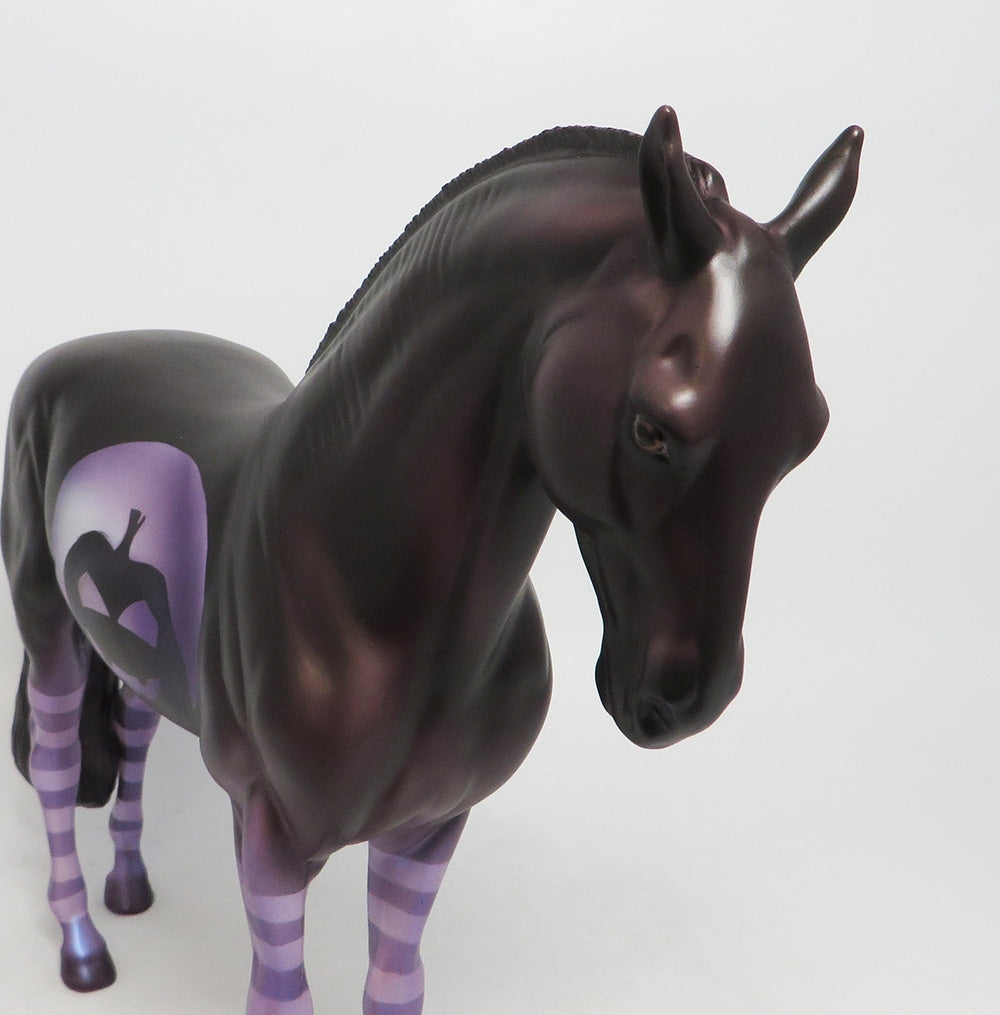 SPOOKSTER-LE-5- PURPLE ANDALUSIAN DECORATOR BY DAWN QUICK 9/21/18