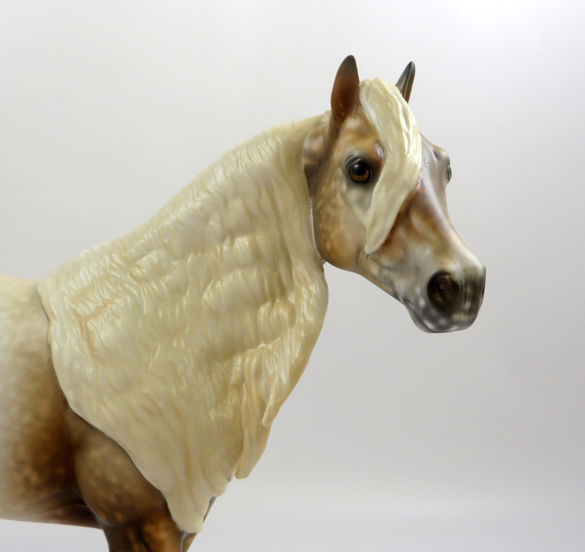 WARRIOR'S SONG-OOAK CHESTNUT ROAN ISH MODEL HORSE BY AL 6/13/19