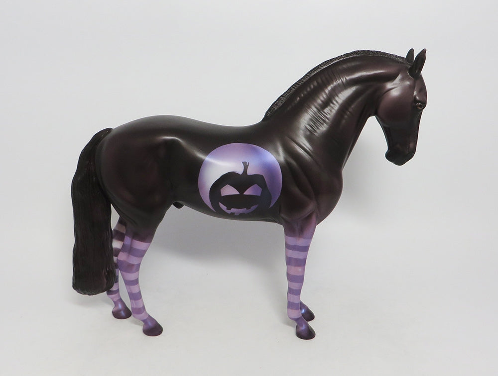 SPOOKSTER-LE-5- PURPLE ANDALUSIAN DECORATOR BY DAWN QUICK 9/21/18