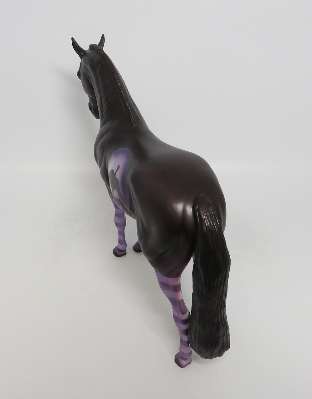 SPOOKSTER-LE-5- PURPLE ANDALUSIAN DECORATOR BY DAWN QUICK 9/21/18